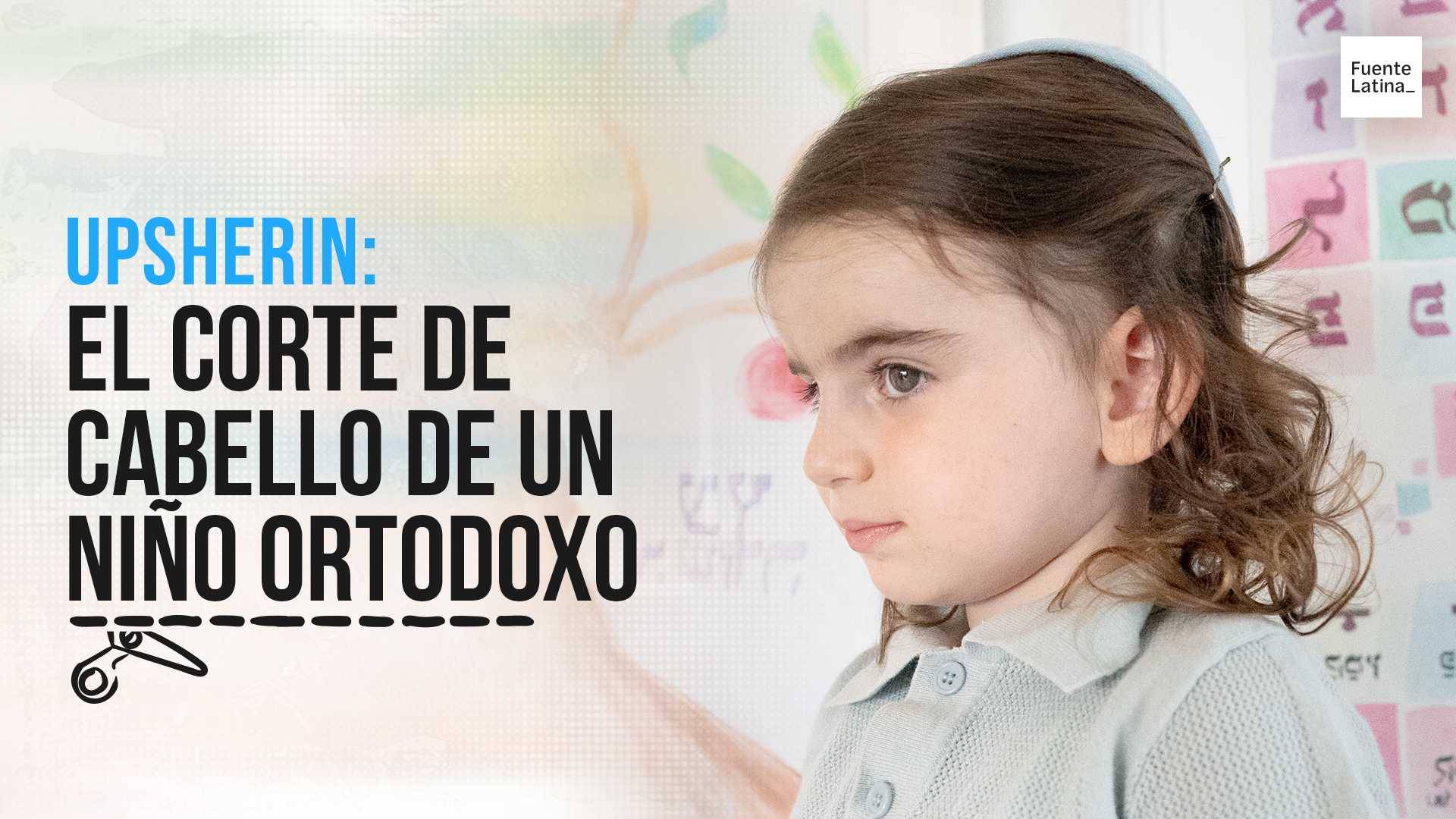 El corte de cabello de un niño ortodoxo